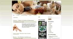 Desktop Screenshot of kosmetik-wellness24.de